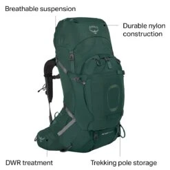Aether Plus 60L Backpack -Osprey Pack Shop AXOGRE D11