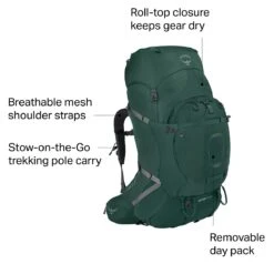 Aether Plus 85L Backpack 9 Aether Plus 85L Backpack -Osprey Pack Shop AXOGRE D3 2