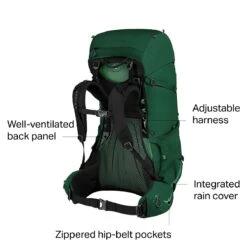 Rook 65L Backpack 10 Rook 65L Backpack -Osprey Pack Shop MALGN D2